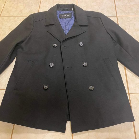 MODERN GUESS PEACOAT - Picture 6 of 11